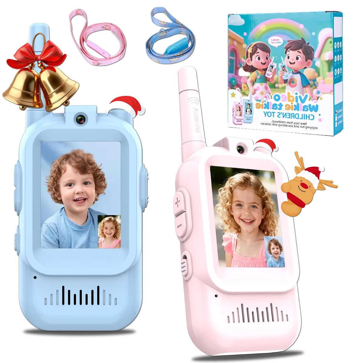 Kids Video Walkie Talkie, 2-Pack
