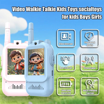 Kids Video Walkie Talkie, 2-Pack