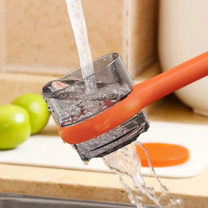 Ergonomic Vegetable Peeler with Blade Storage