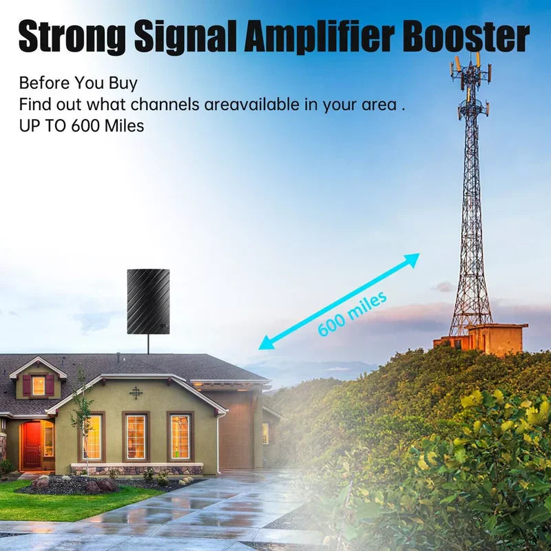 Long Range Indoor HDTV Antenna, 4K