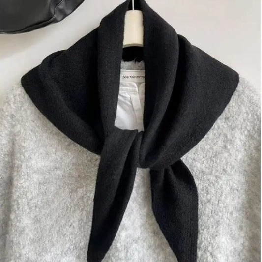 Korean Style Knitted Scarf for Winter Women