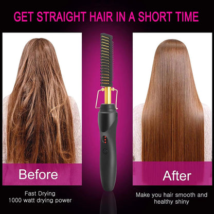 Hot Comb For Black Hair Thick And Coarse Hair