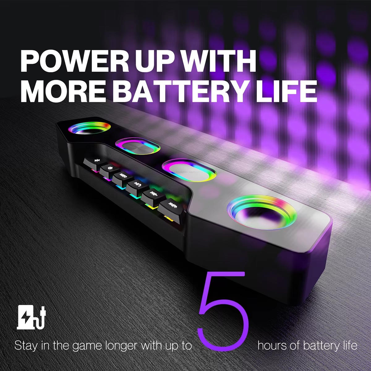 Wireless RGB Computer Speakers