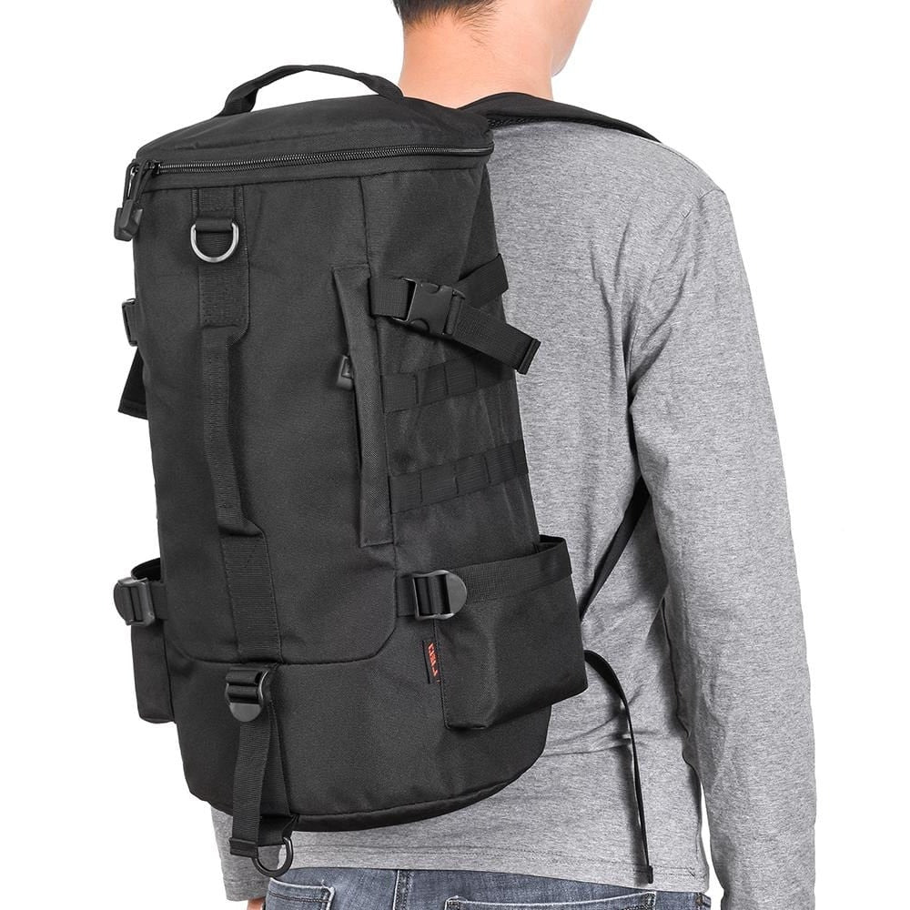 Fishing Tackle Backpack Tackle Box Organizer with Rod Holders